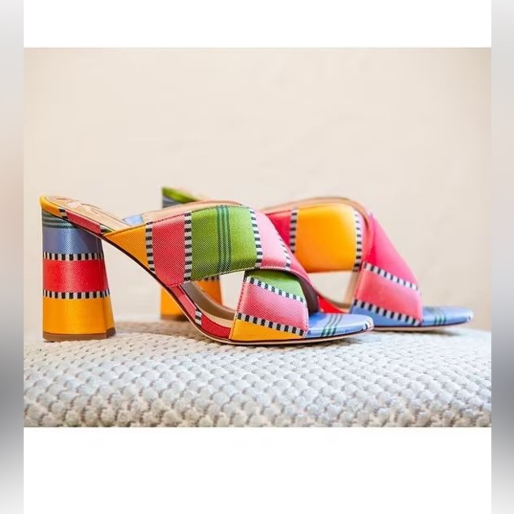 Antonio Melani x The Note Noble Catalonia Pink Multi Sandals